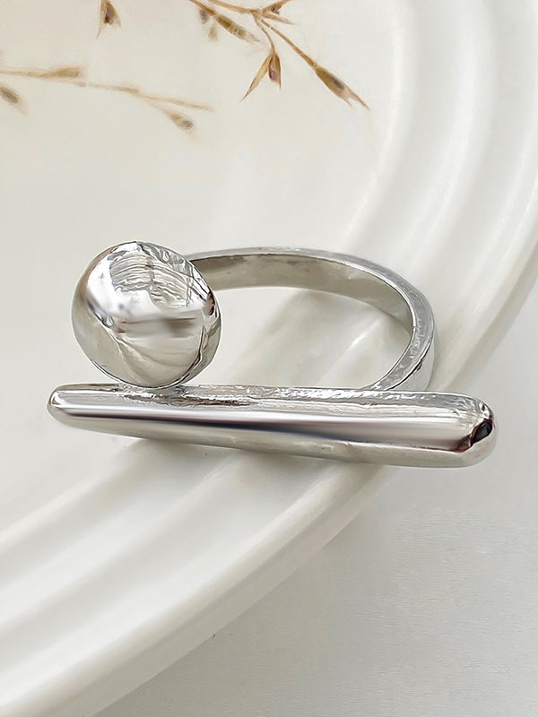 Modern Geometric Ring - Stylish Statement Accessory for Every Occasion