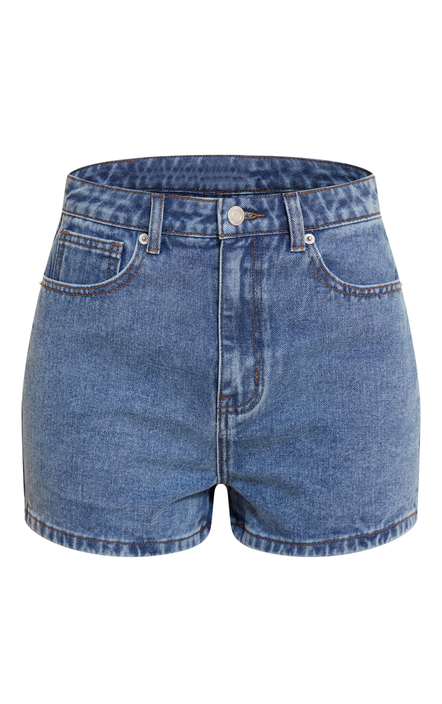 https://cdn-img.prettylittlething.com/6/7/3/a/673a56123d442bea546da7e7c4921ec3077c53b0_CNM5561_6_tall_mid_blue_wash_high_waisted_basic_shorts.jpg