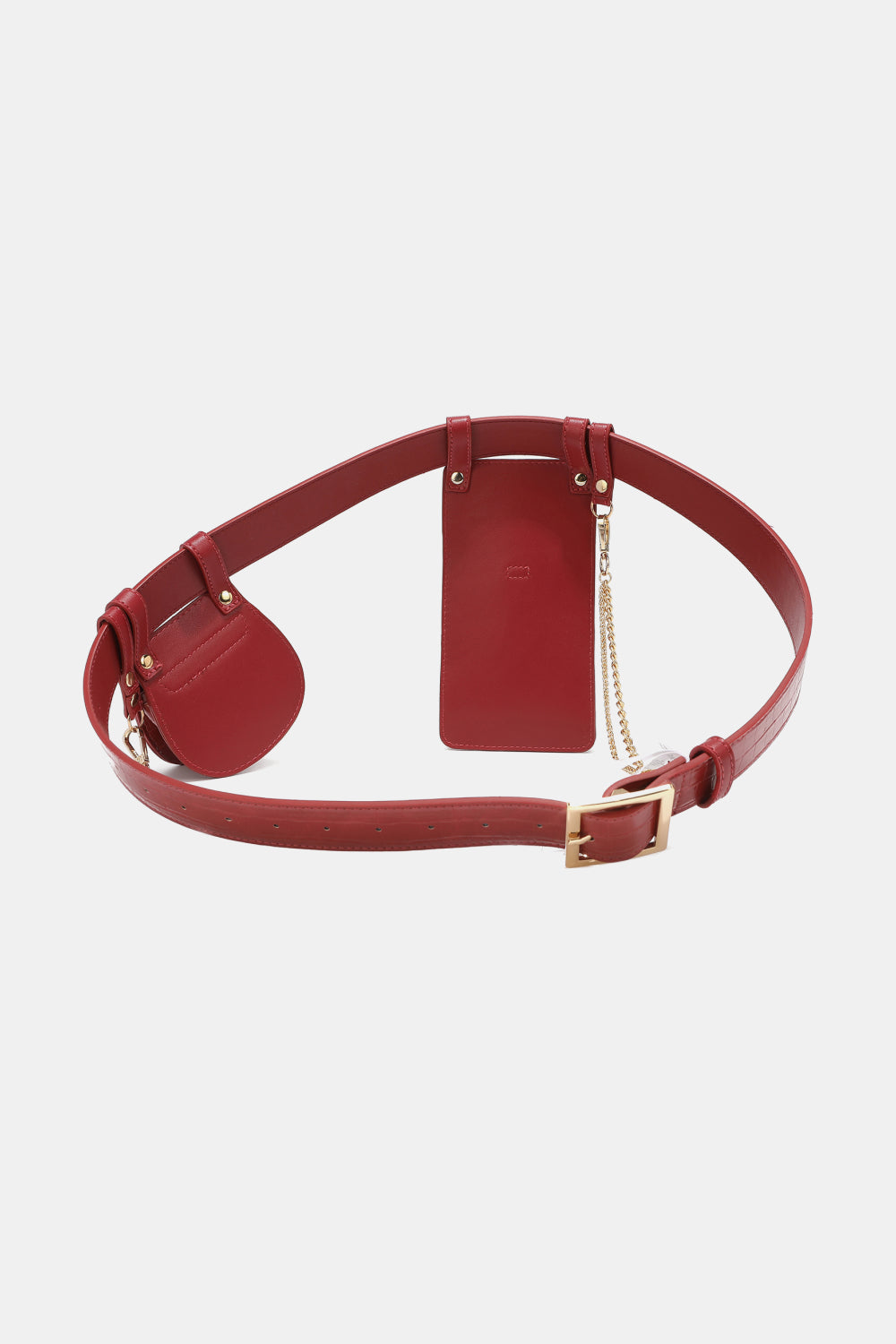 Nicole Lee USA Aurelia Belt Bag Chestnut / One Size Red / One Size Black / One Size Chestnut / One Size-Red / One Size-Black / One Size-Olive / One Size-