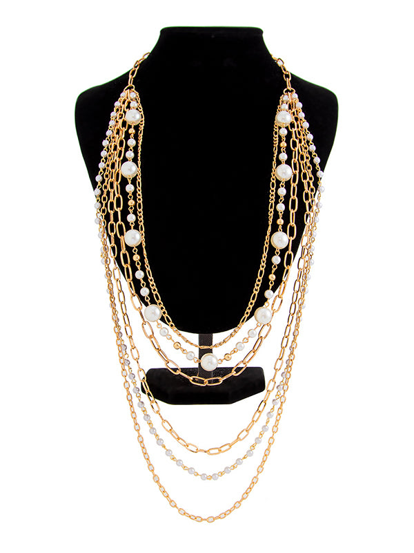 “Normcore Geometric Layered Necklace: Chic Minimalist Accessories for Everyday Elegance”