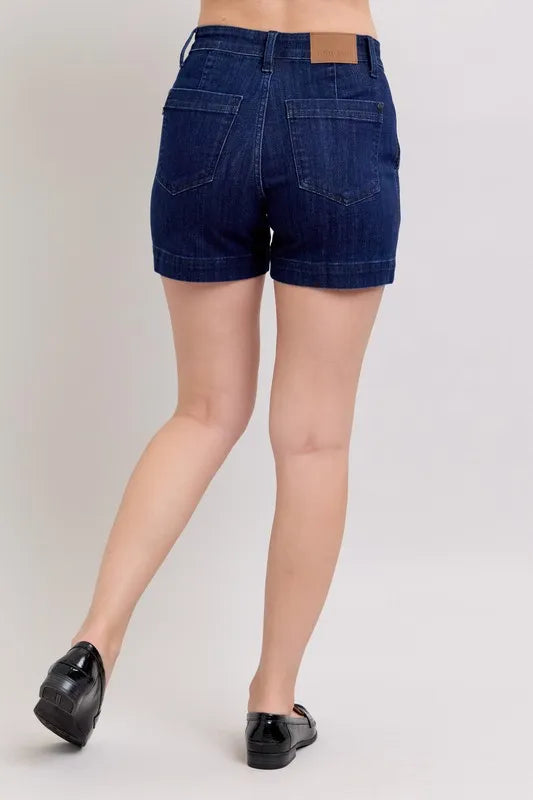Judy Blue High Waist Denim Shorts DK / S DK / M DK / L DK / S-DK / M-DK / L-DK / 1XL-DK / 3XL-DK / 2XL-