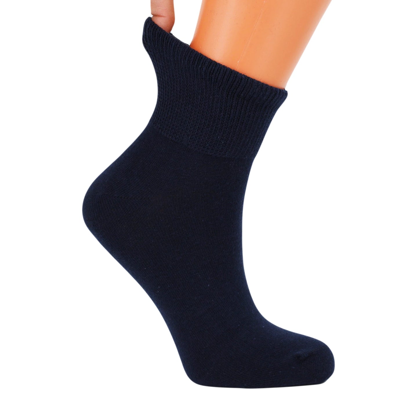 Cotton Diabetic Ankle Socks 3 Pairs Shoe Size 9-11 White / 9-11 / United States Gray / 9-11 / United States Red / 9-11 / United States White / 9-11 / United States-Gray / 9-11 / United States-Red / 9-11 / United States-Pink / 9-11 / United States-Dak Navy / 9-11 / United States-Black / 9-11 / United States-