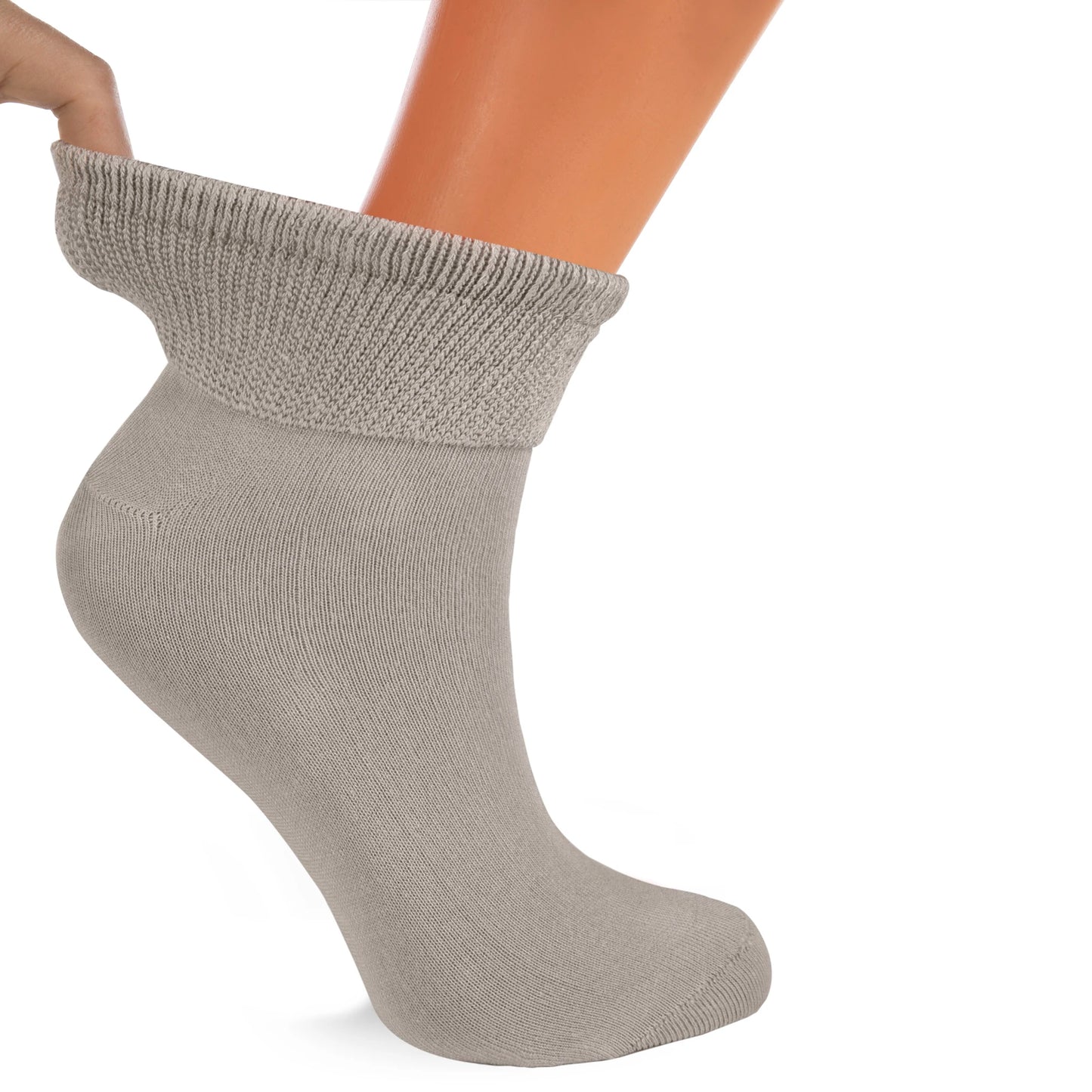 Cotton Diabetic Ankle Socks 3 Pairs Shoe Size 9-11 White / 9-11 / United States Gray / 9-11 / United States Red / 9-11 / United States White / 9-11 / United States-Gray / 9-11 / United States-Red / 9-11 / United States-Pink / 9-11 / United States-Dak Navy / 9-11 / United States-Black / 9-11 / United States-