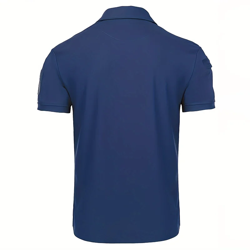 Men's Summer Polo Shirt Short Sleeve Moisture Short Sleeve Collared Shirt Tennis T-Shirt Top