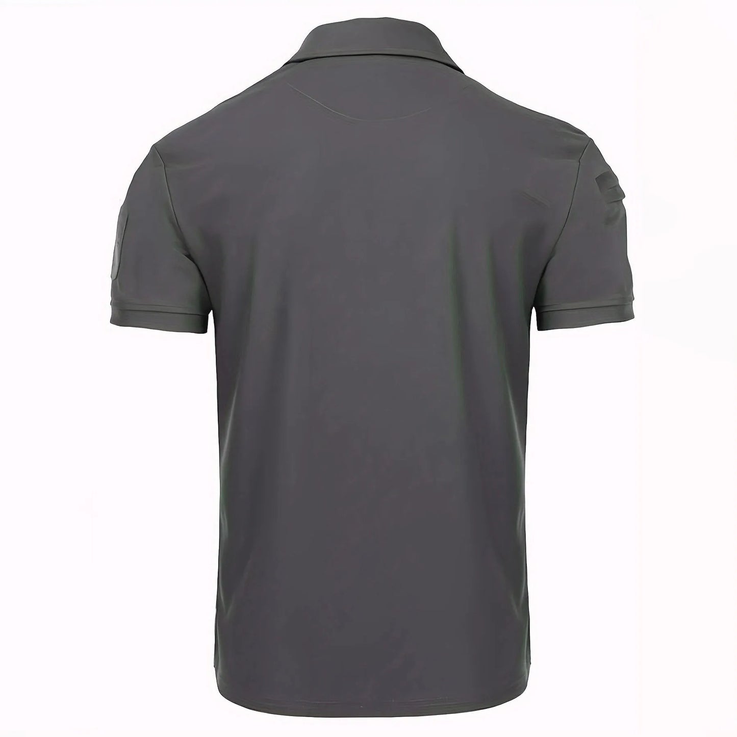5Pcs Men's Casual Street Short-Sleeved Lapel Polo Shirts Quick-Drying T-Shirt