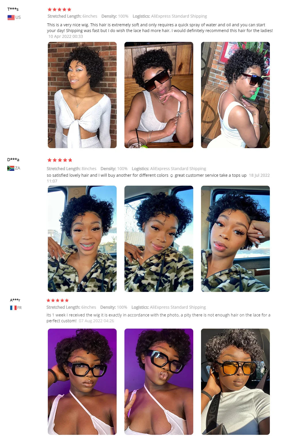Pixie Cut Wig Human Hair 13x1 Lace Frontal Wigs Human Hair Short Bob Human