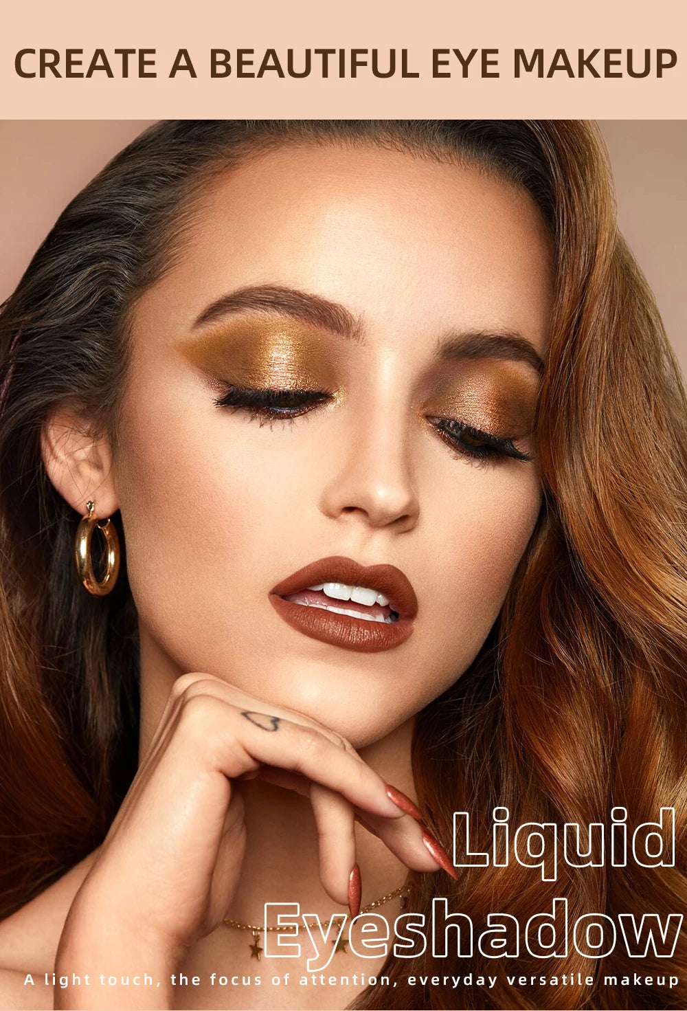 Double End Glitter Matte Eye shadow Stick Pencil Waterproof Bicolor Shimmer