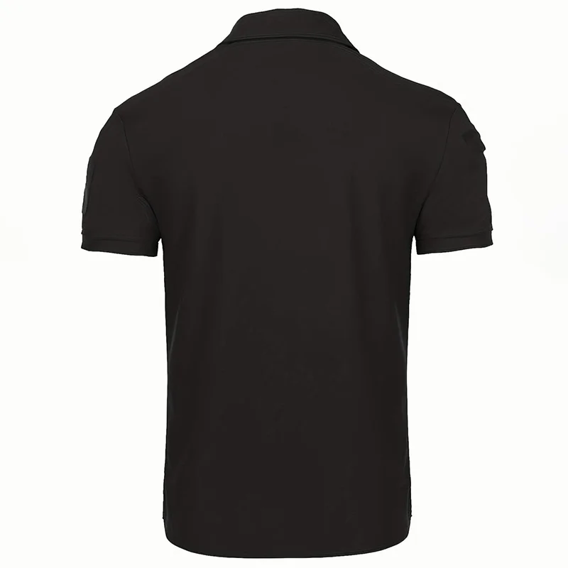 5Pcs Men's Casual Street Short-Sleeved Lapel Polo Shirts Quick-Drying T-Shirt