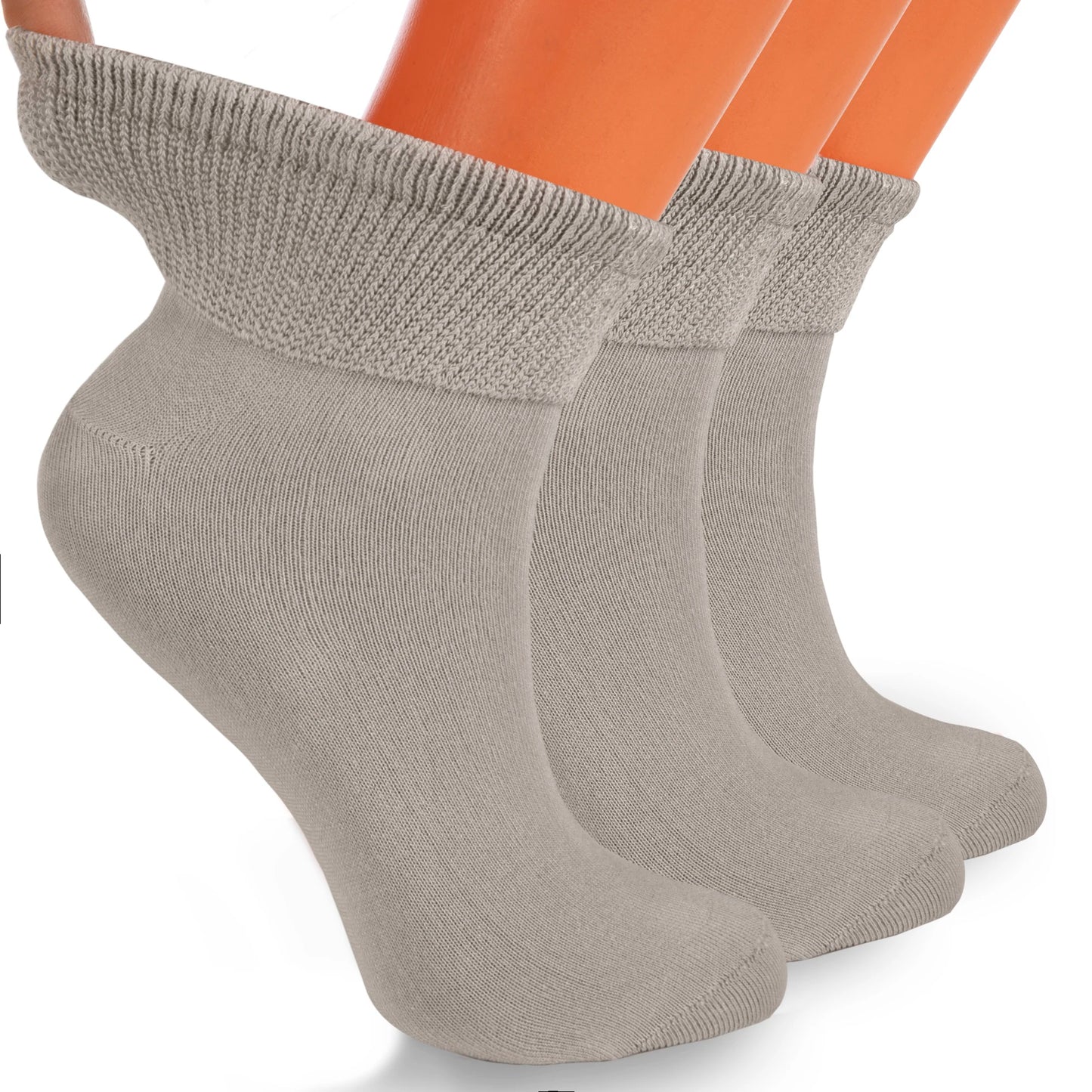Cotton Diabetic Ankle Socks 3 Pairs Shoe Size 9-11 White / 9-11 / United States Gray / 9-11 / United States Red / 9-11 / United States White / 9-11 / United States-Gray / 9-11 / United States-Red / 9-11 / United States-Pink / 9-11 / United States-Dak Navy / 9-11 / United States-Black / 9-11 / United States-