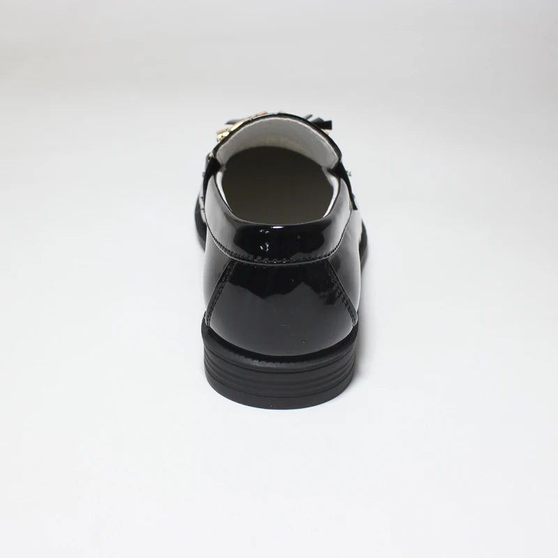 Boys Round Toe Tasseled Casual Slip On Loafers Kids Soft Rubber Sole