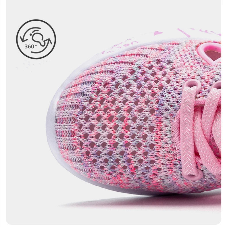Girls Casual Light Mesh Sneakers Kids Summer Cute Sport Cartoon Female Footwear