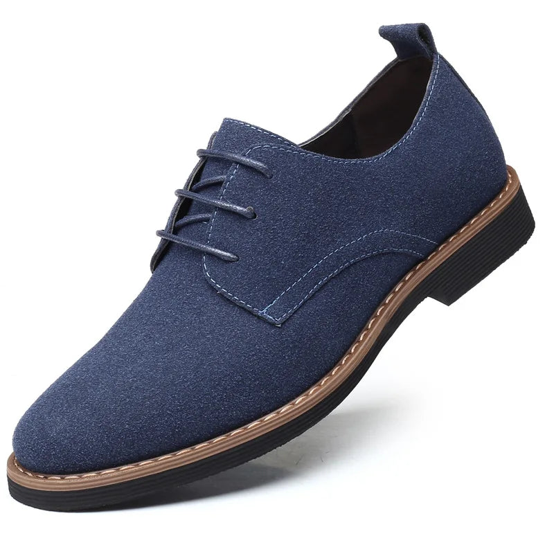 High Quality Suede Leather Men Shoes Oxford Casual Classic Sneakers