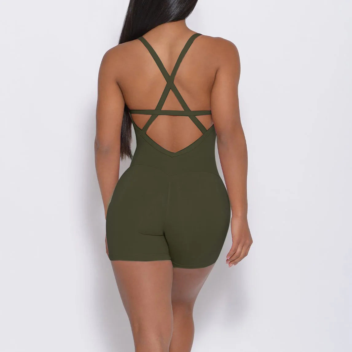 Stylish Satin Playsuit for Summer: Elegant & Sporty Women's Outfit Dark blue / S Dark blue / L Dark blue / M Dark blue / S-Dark blue / L-Dark blue / M-mid blue / S-mid blue / L-mid blue / M-Pink / S-Pink / L-Pink / M-Black / S-Black / L-Black / M-