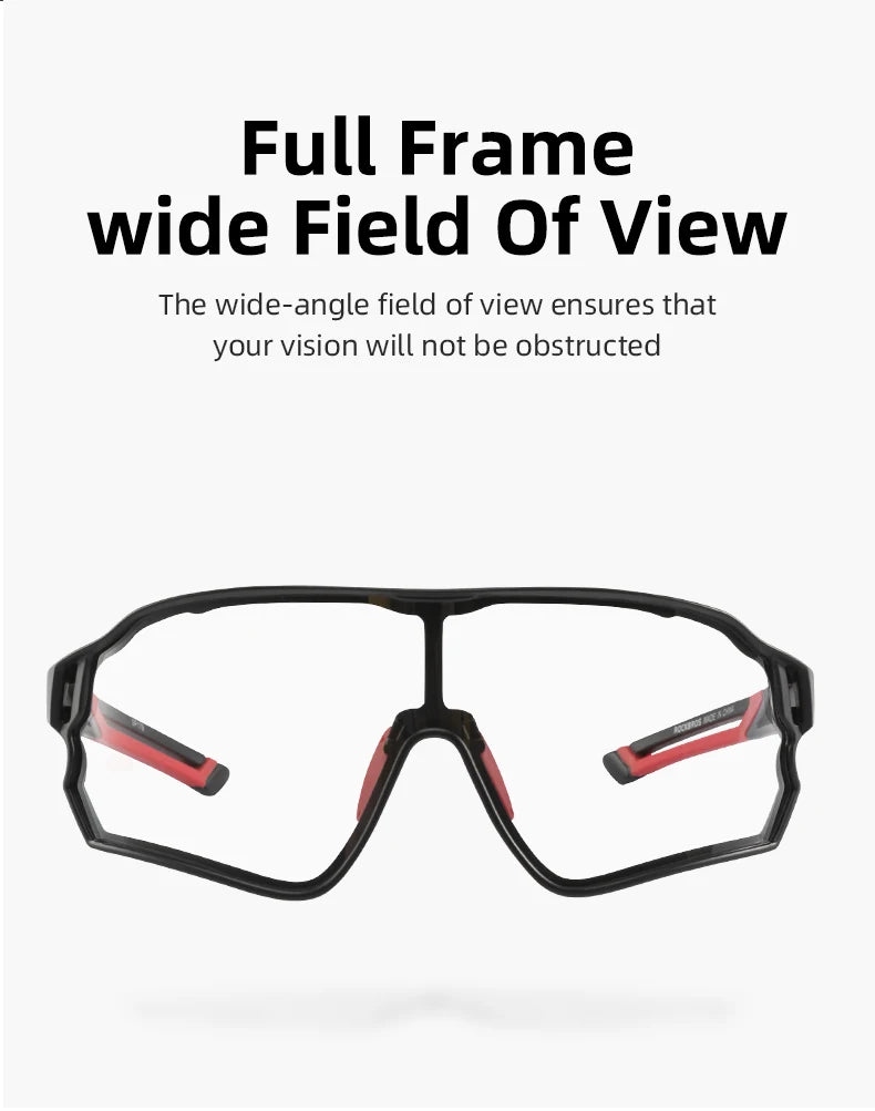 Photochromic MTB Road Bike Glasses UV400 Protection Sunglasses Ultra-light Sport Safe Eyewear Equipment
