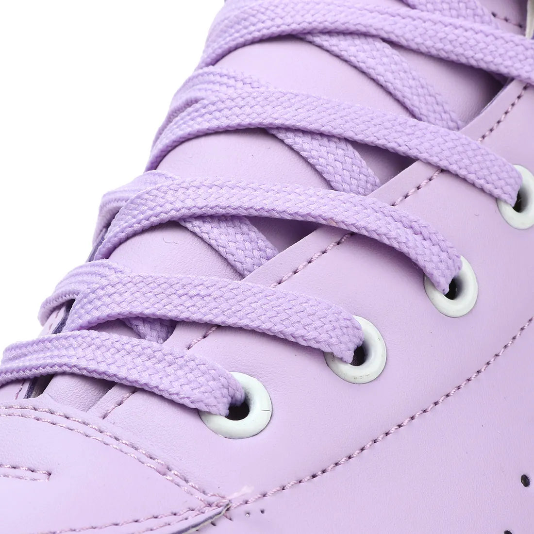 PU Leather Roller Skates Women Double Row Breathable 4 wheel Skate Shoes