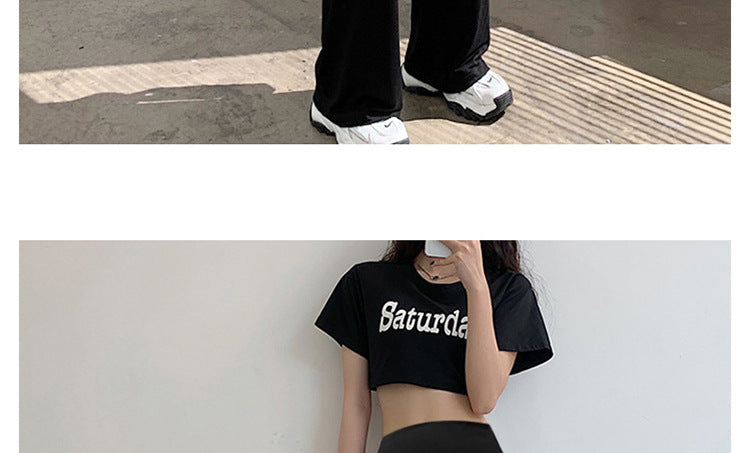 Maternity Pants Summer Maternity Silk Pants Wide-leg Pants Thin Outer Wear Loose Pleated Pants