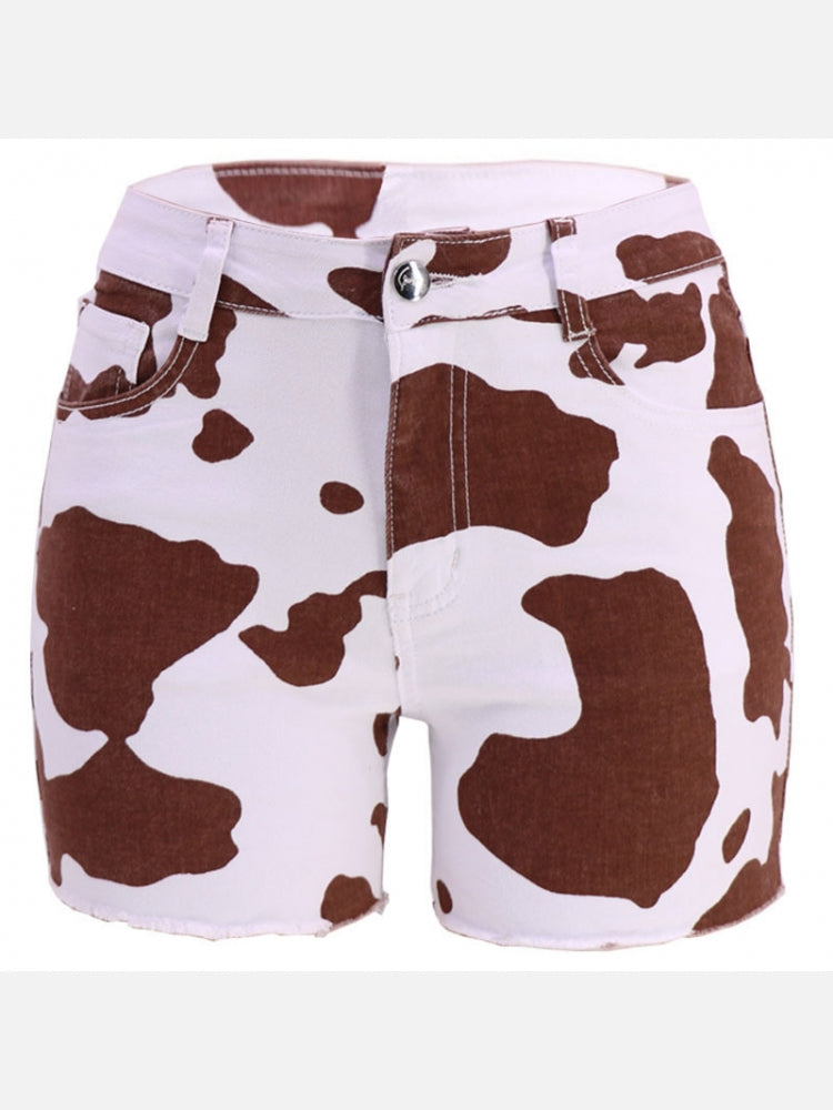 Trendy High-Waisted Women's Denim Shorts for Effortless Summer Style Brown / S Brown / M Brown / L Brown / S-Brown / M-Brown / L-Brown / XL-Brown / 2XL-