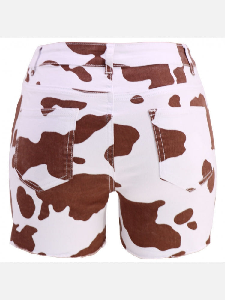 Trendy High-Waisted Women's Denim Shorts for Effortless Summer Style Brown / S Brown / M Brown / L Brown / S-Brown / M-Brown / L-Brown / XL-Brown / 2XL-