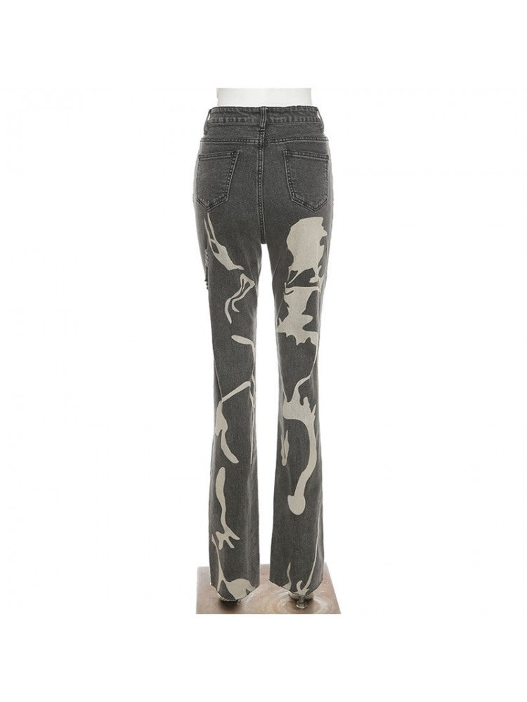 Chic High-Waisted Ripped Denim Jeans for Effortless Style Blue / XS Blue / S Blue / M Blue / XS-Blue / S-Blue / M-Blue / L-Blue / XL-