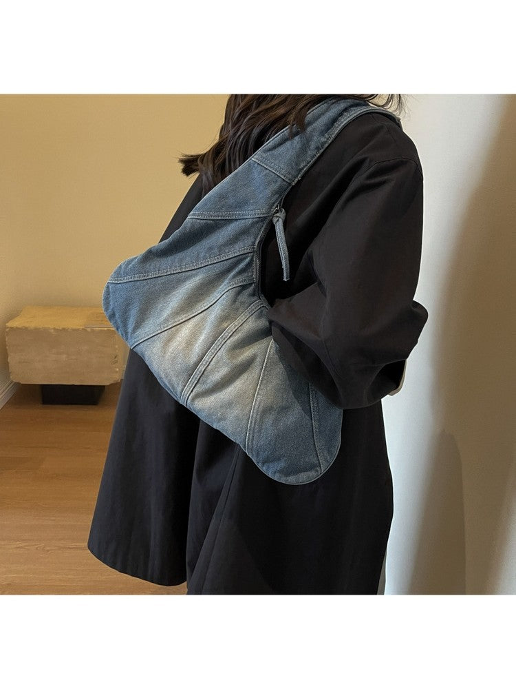 Stylish Vintage-Inspired Quilted Shoulder Bag Black / One Size Blue / One Size Light Blue / One Size Black / One Size-Blue / One Size-Light Blue / One Size-