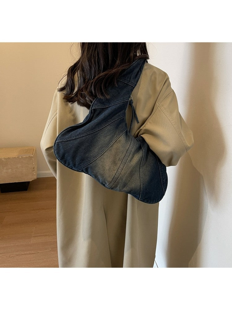 Stylish Vintage-Inspired Quilted Shoulder Bag Black / One Size Blue / One Size Light Blue / One Size Black / One Size-Blue / One Size-Light Blue / One Size-
