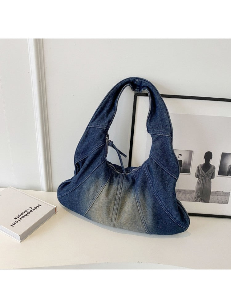 Stylish Vintage-Inspired Quilted Shoulder Bag Black / One Size Blue / One Size Light Blue / One Size Black / One Size-Blue / One Size-Light Blue / One Size-
