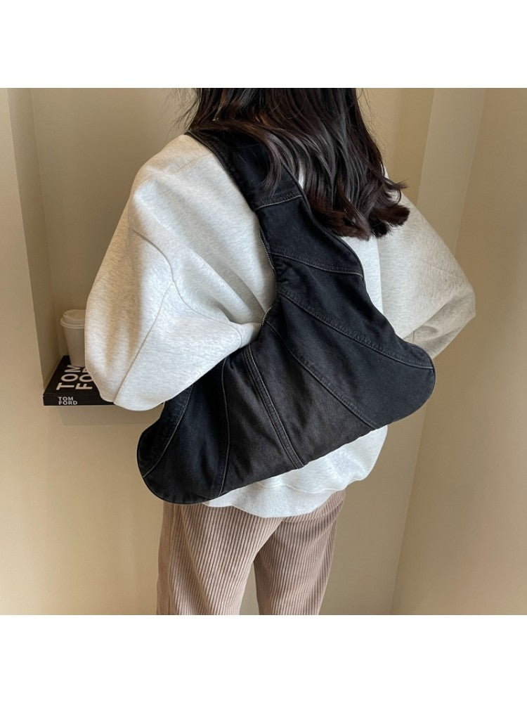 Stylish Vintage-Inspired Quilted Shoulder Bag Black / One Size Blue / One Size Light Blue / One Size Black / One Size-Blue / One Size-Light Blue / One Size-