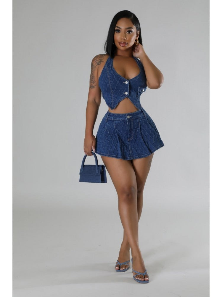 Chic and Comfy Denim Pant Set for Effortless Style Deep Blue / S Deep Blue / M Deep Blue / L Deep Blue / S-Deep Blue / M-Deep Blue / L-Deep Blue / XL-Deep Blue / 2XL-