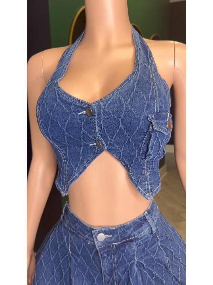 Chic and Comfy Denim Pant Set for Effortless Style Deep Blue / S Deep Blue / M Deep Blue / L Deep Blue / S-Deep Blue / M-Deep Blue / L-Deep Blue / XL-Deep Blue / 2XL-