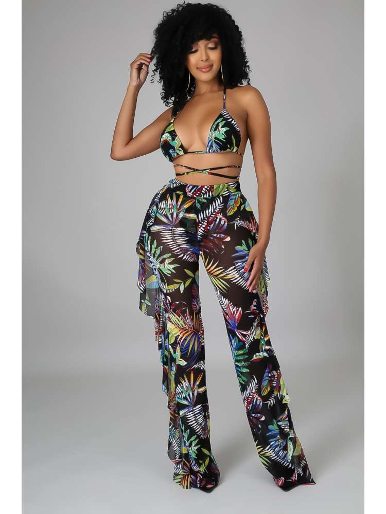 Elegant Striped High-Waisted Bikini Set – Stylish Beachwear for Trendy Swim Days Black / S Black / M Black / L Black / S-Black / M-Black / L-Black / XL-Black / 2XL-