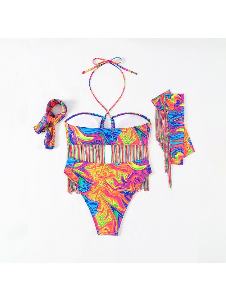 Chic Tropical Floral Print Bikini Set - Perfect for Sun-Kissed Days! Blue / S Blue / M Blue / L Blue / S-Blue / M-Blue / L-Blue / XL-