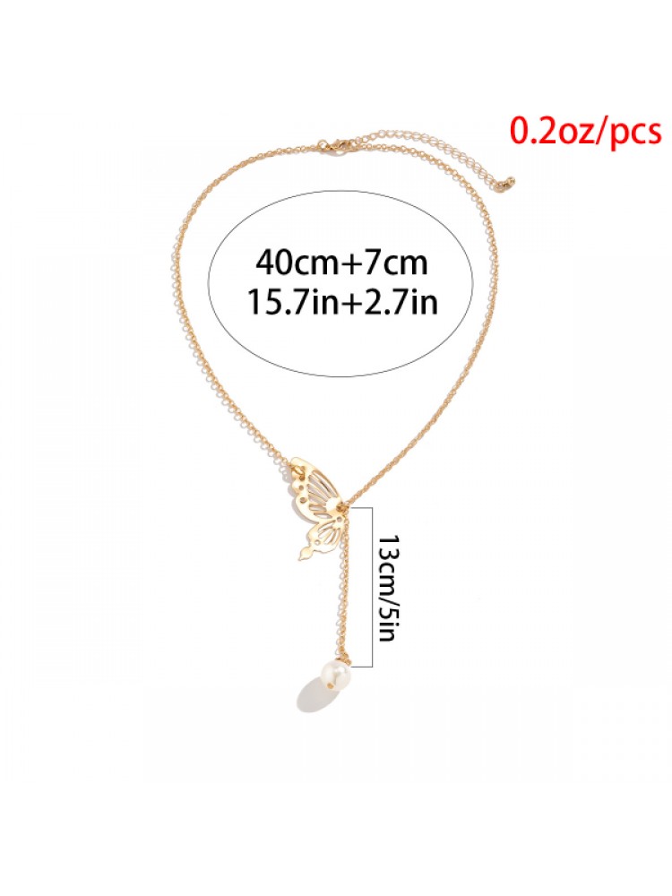 Elegant Blossom Pendant Necklace - A Touch of Floral Charm Gold / One Size Gold / One Size-