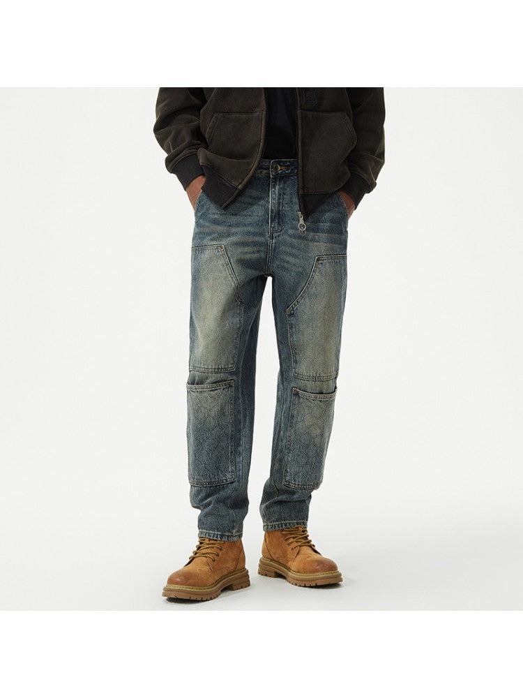 Stylish Men's Slim Fit Jeans - Perfect for Casual and Smart Looks Blue / 33 Blue / 34 Blue / 36 Blue / 33-Blue / 34-Blue / 36-Blue / 38-Blue / 40-Blue / 28-