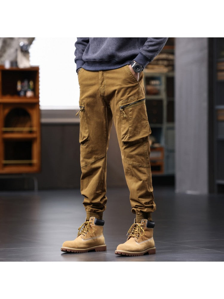 Stylish Men's Cropped Long Pants - Perfect for Comfort and Versatility Coffee / 33 Black / 33 Army Green / 33 Coffee / 33-Black / 33-Army Green / 33-Coffee / 34-Black / 34-Army Green / 34-Coffee / 36-Black / 36-Army Green / 36-Coffee / 38-Black / 38-Army Green / 38-Coffee / 29-Black / 29-Army Green / 29-Coffee / 30-Black / 30-Army Green / 30-Coffee / 31-Black / 31-Army Green / 31-Coffee / 32-Black / 32-Army Green / 32-