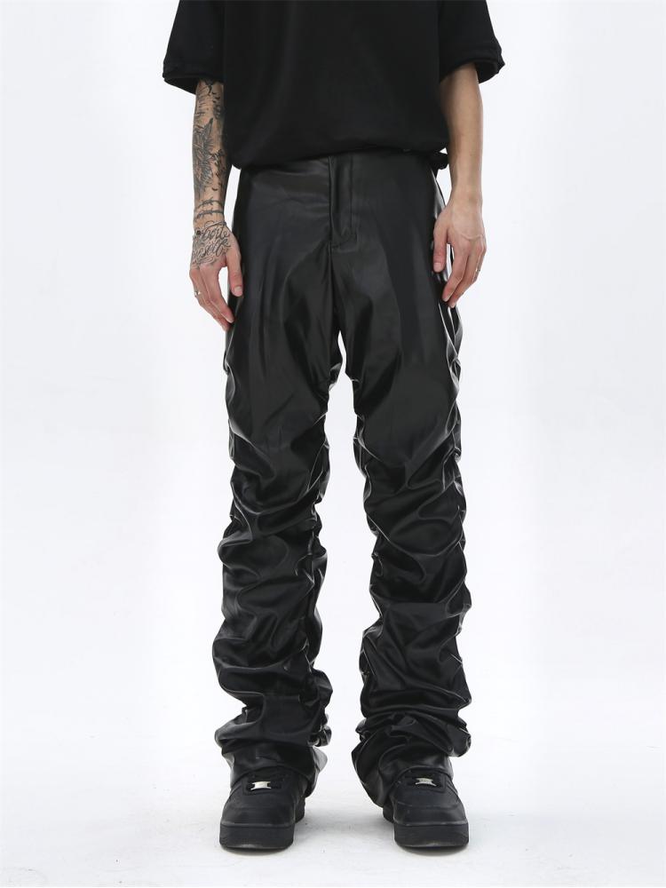 Stylish Men's Cropped Long Pants - Trendy Casual Wear for Every Occasion Black