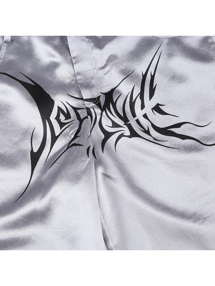 Stylish High-Waisted Wide-Leg Pants – Effortless Elegance for Any Occasion Silver / S Silver / M