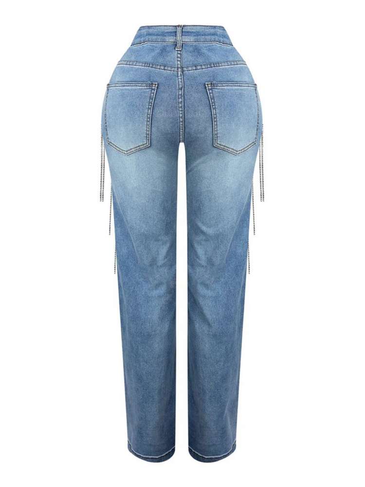 Classic Slim Fit Denim Jeans for Effortless Style Blue / S Blue / M Blue / L Blue / S-Blue / M-Blue / L-Blue / XL-Blue / 2XL-