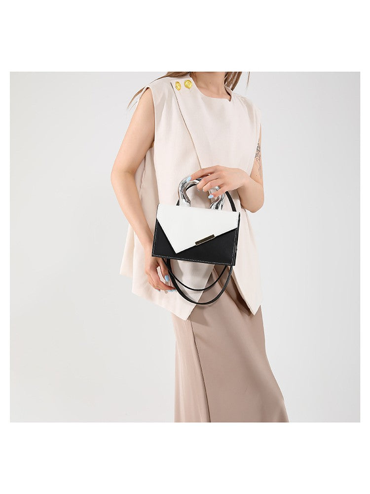 Chic Vintage-Inspired Satchel Bag – Perfect for Everyday Style White One Size