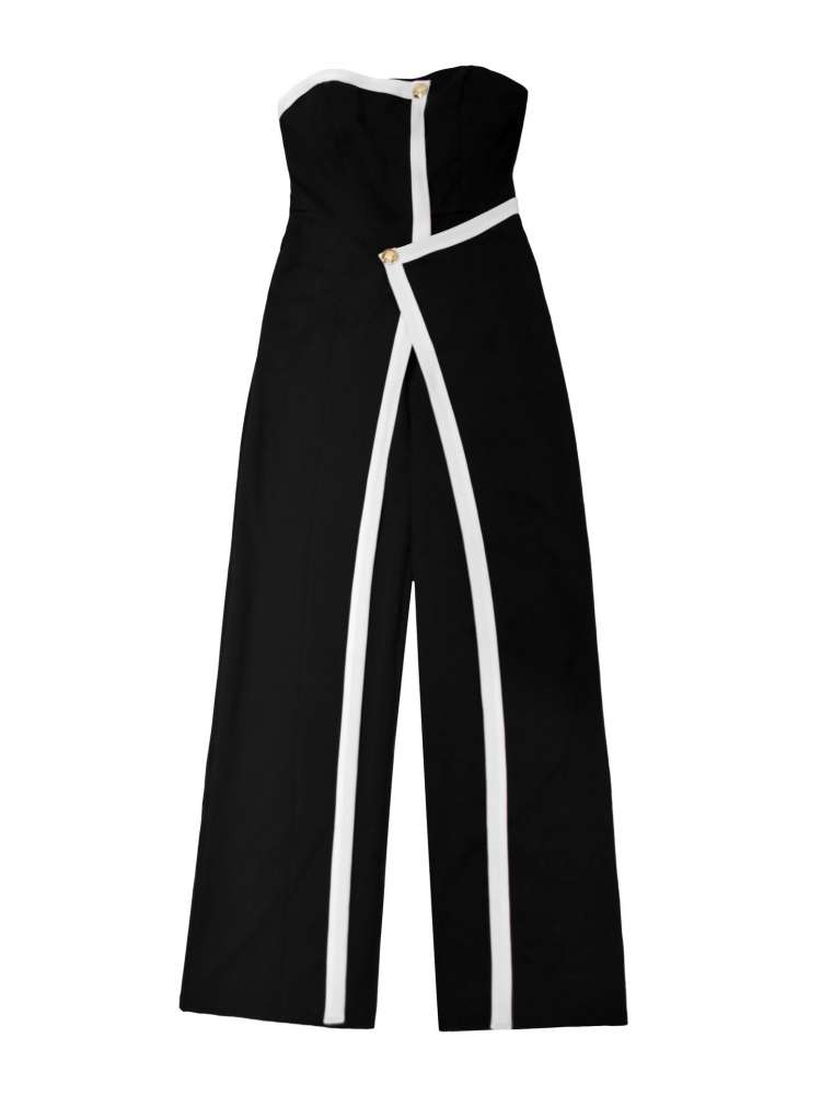 Chic Elegance: Women's Sleek Jumpsuit with Belted Detail Black / S Red / S White / S Black / S-Red / S-White / S-Black / M-Red / M-White / M-Black / L-Red / L-White / L-Black / XL-Red / XL-White / XL-Black / 2XL-Red / 2XL-White / 2XL-
