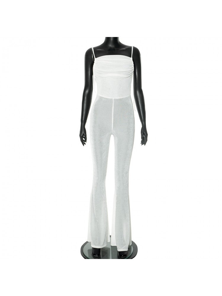 Chic and Versatile Women's Floral Print Jumpsuit - Perfect for Any Occasion! White / S Black / S Blue / S White / S-Black / S-Blue / S-White / M-Black / M-Blue / M-White / L-Black / L-Blue / L-