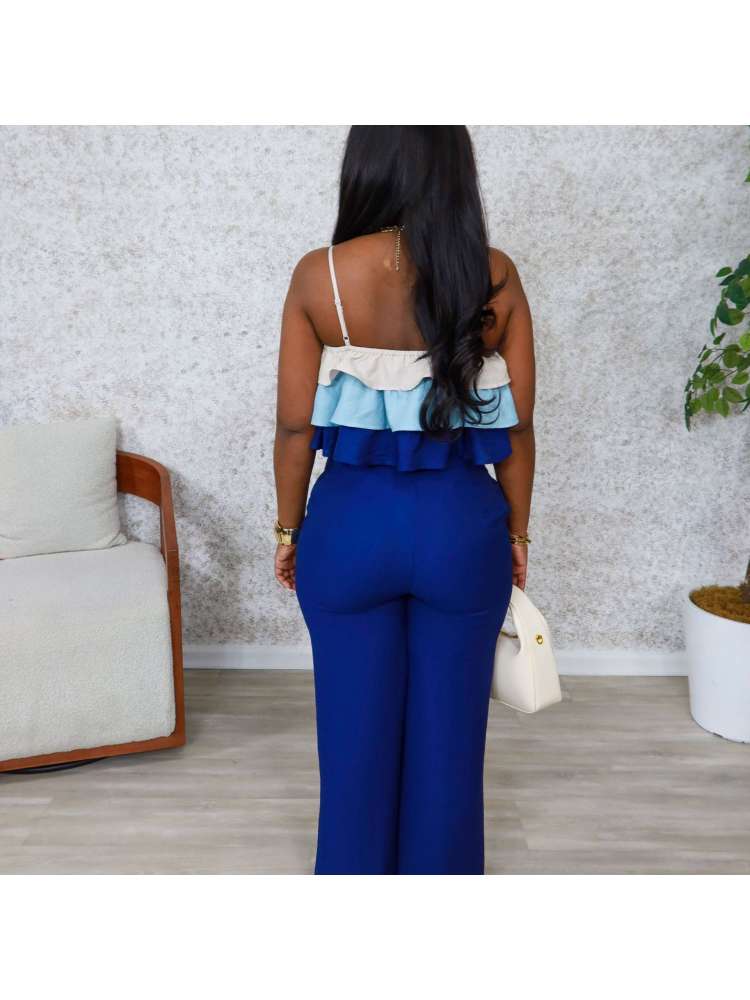 Trendy Women's Pant Set with Stylish Design for Every Occasion Blue / S Blue / M Blue / L Blue / S-Blue / M-Blue / L-Blue / XL-Blue / 2XL-
