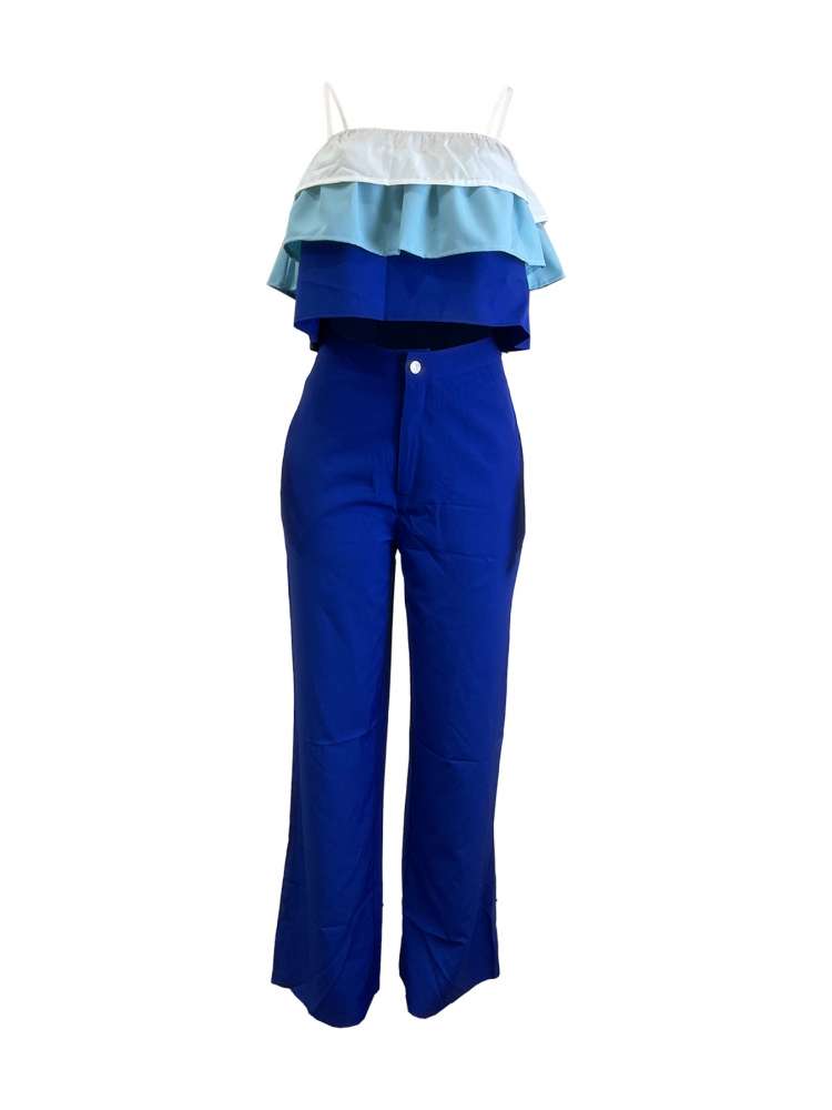 Trendy Women's Pant Set with Stylish Design for Every Occasion Blue / S Blue / M Blue / L Blue / S-Blue / M-Blue / L-Blue / XL-Blue / 2XL-