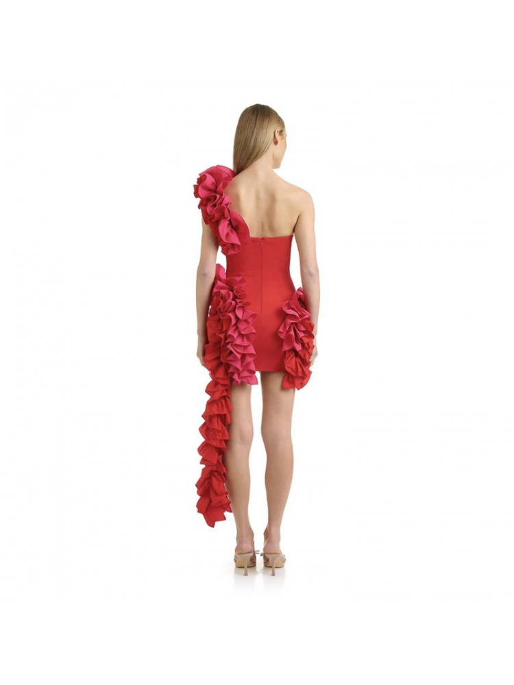 Elegant 3D Flower Sleeveless Dress for Stylish Summer Outings Red / XS Red / S Red / M Red / XS-Red / S-Red / M-Red / L-Red / XL-