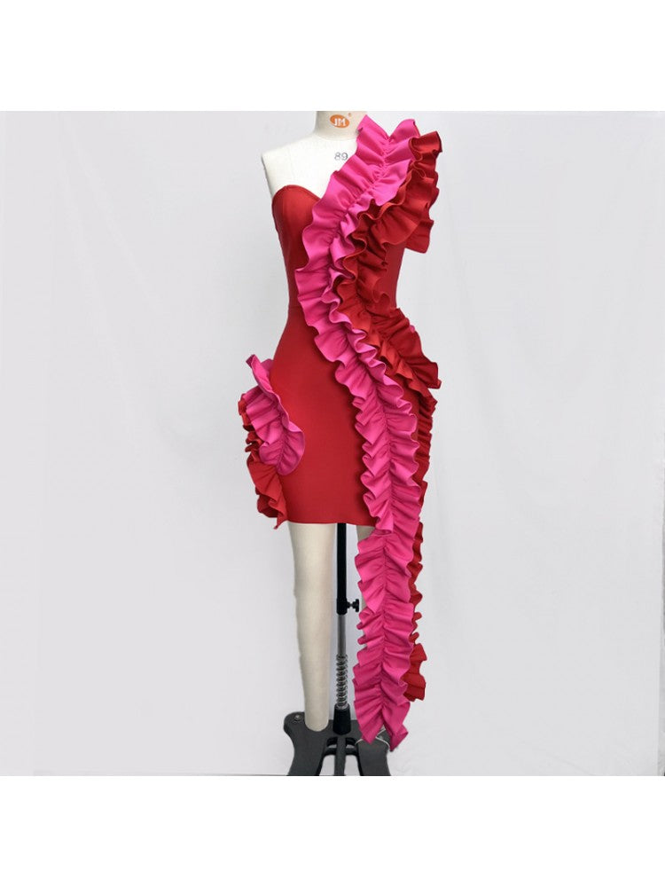 Elegant 3D Flower Sleeveless Dress for Stylish Summer Outings Red / XS Red / S Red / M Red / XS-Red / S-Red / M-Red / L-Red / XL-