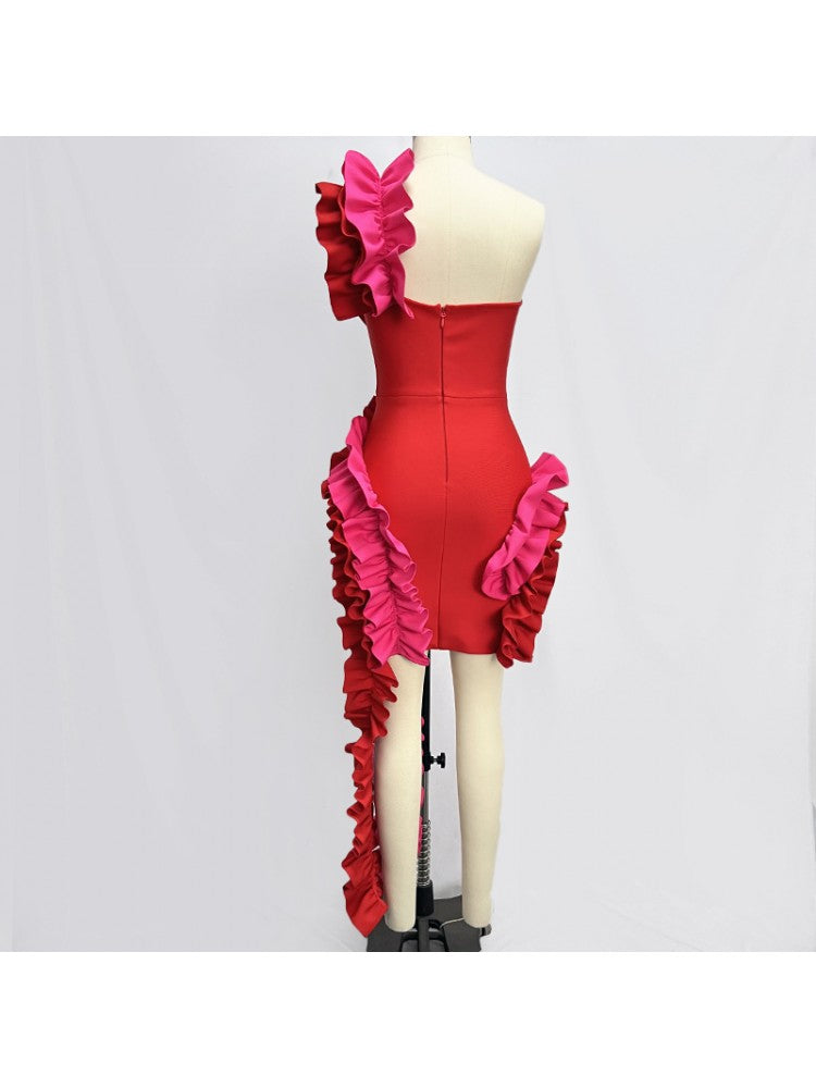 Elegant 3D Flower Sleeveless Dress for Stylish Summer Outings Red / XS Red / S Red / M Red / XS-Red / S-Red / M-Red / L-Red / XL-