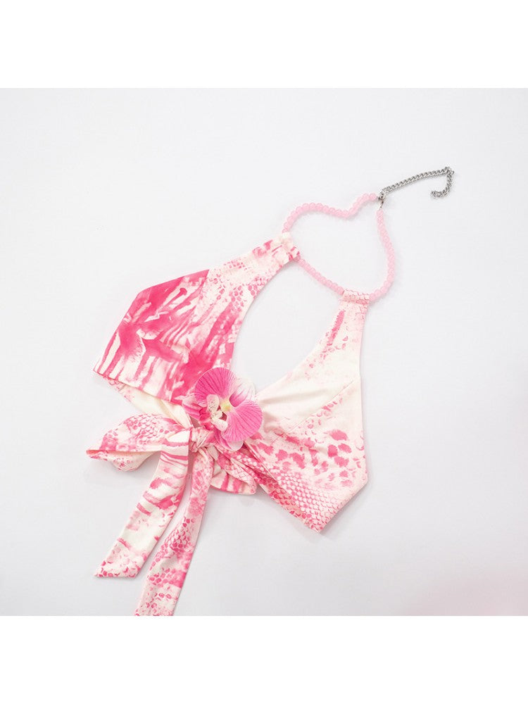 Chic 3D Floral Skirt Set - Trendy Outfit for Effortless Style Pink / S Pink / M Pink / L Pink / S-Pink / M-Pink / L-