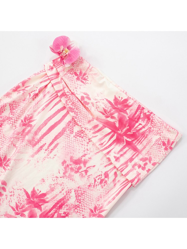 Chic 3D Floral Skirt Set - Trendy Outfit for Effortless Style Pink / S Pink / M Pink / L Pink / S-Pink / M-Pink / L-