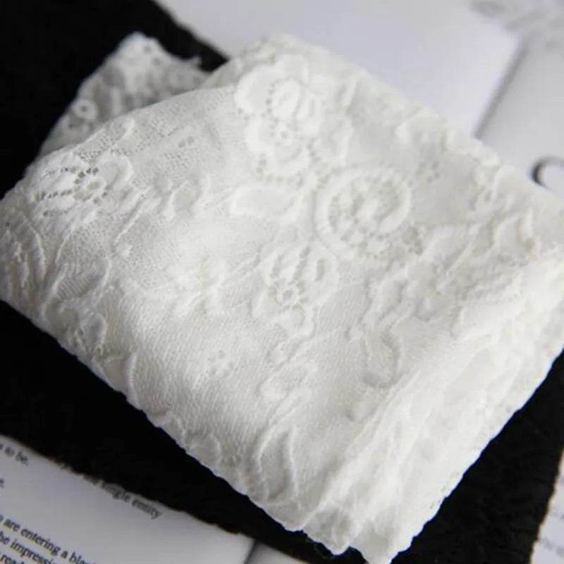 1Pair Lace Flowers Arm Sleeve Gloves Elegant Long Fingerless - Fashionqueene.com
