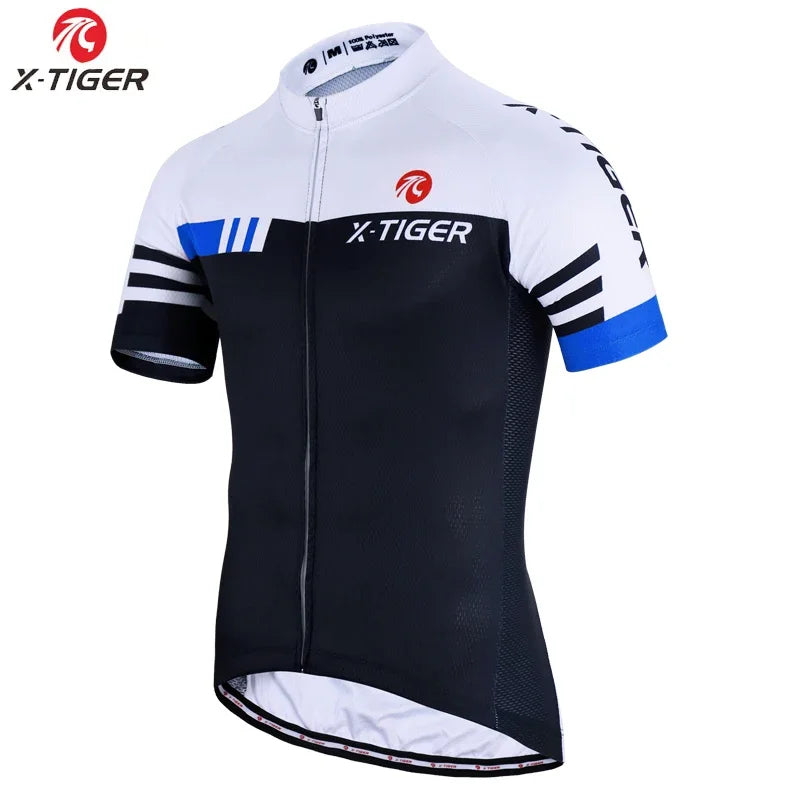 X-TIGER Summer Short Sleeve Pro Cycling Jersey Mountain Bicycle Clothing Racing Bike Jerseys