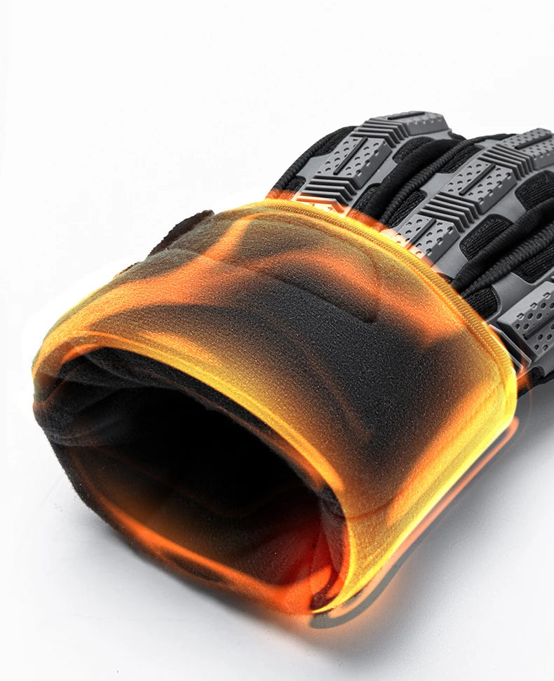 Cycling Gloves Tactical Gloves Thickened Pad Shockproof Breathable GEL Bike Motorcycle Winter Warmer Full Finger